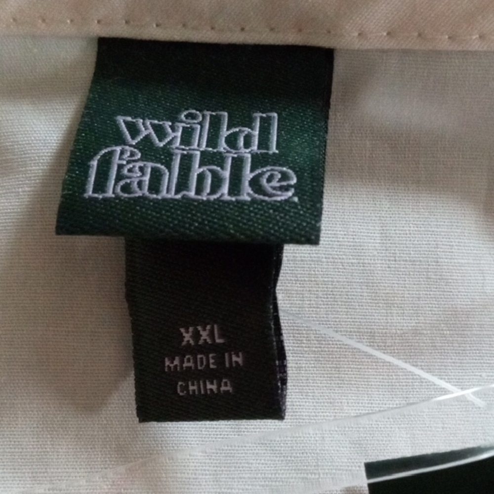 Wild Fable Renaissance Romantic White Tie-Front Square Neck Boho Blouse XXL - Picture 8 of 10